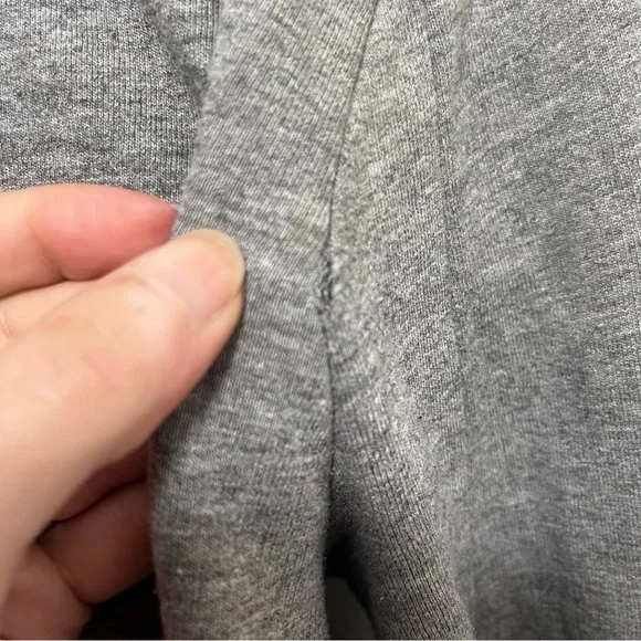 FREE PEOPLE Patchwork Ribbon Fitted Hoodie size Large (fits more like a medium) - Picture 15 of 15